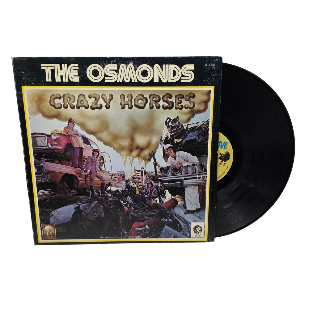 The Osmonds Crazy Horses Vinyl LP Record 1972 MGM SE-4851 Gatefold Rock Pop*